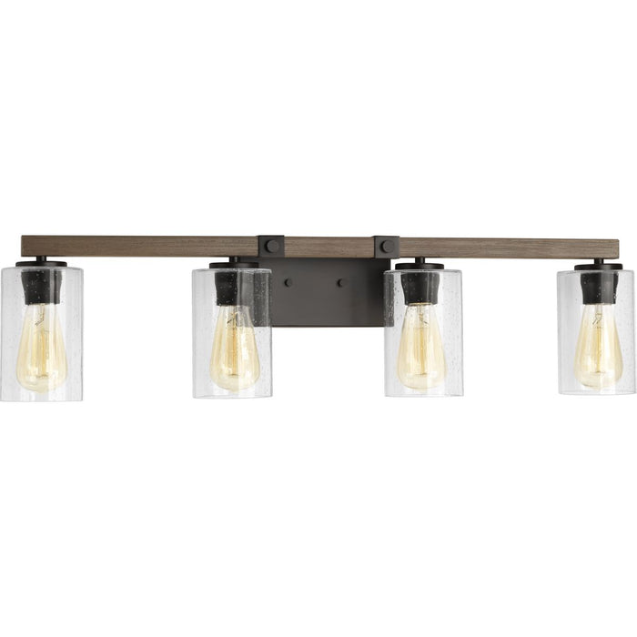 Progress Lighting Barnes Mill Collection Four-Light Bath And Vanity (P300069-020)