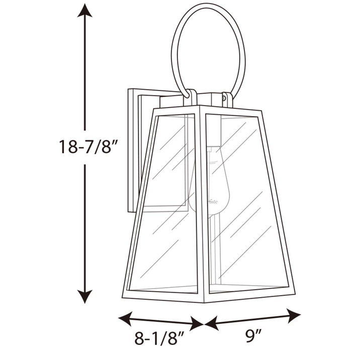 Progress Lighting Barnett Collection Medium Wall Lantern (P560078-020)