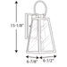 Progress Lighting Barnett Collection Small Wall Lantern (P560077-020)