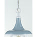 Progress Lighting Bastille Collection Coastal Blue One-Light Pendant (P500236-164)
