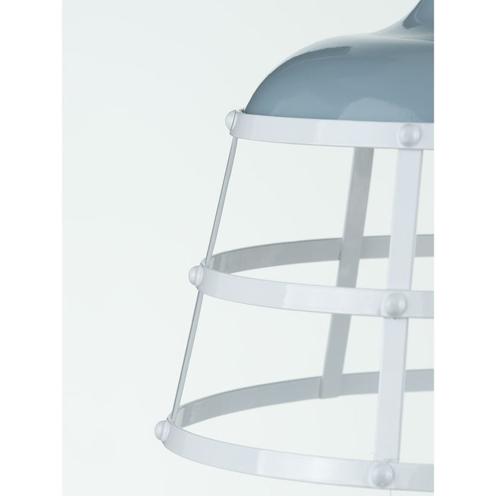Progress Lighting Bastille Collection Coastal Blue One-Light Pendant (P500236-164)
