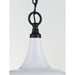 Progress Lighting Bastille Collection White One-Light Pendant (P500236-030)