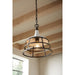 Progress Lighting Bastille Collection White One-Light Pendant (P500236-030)