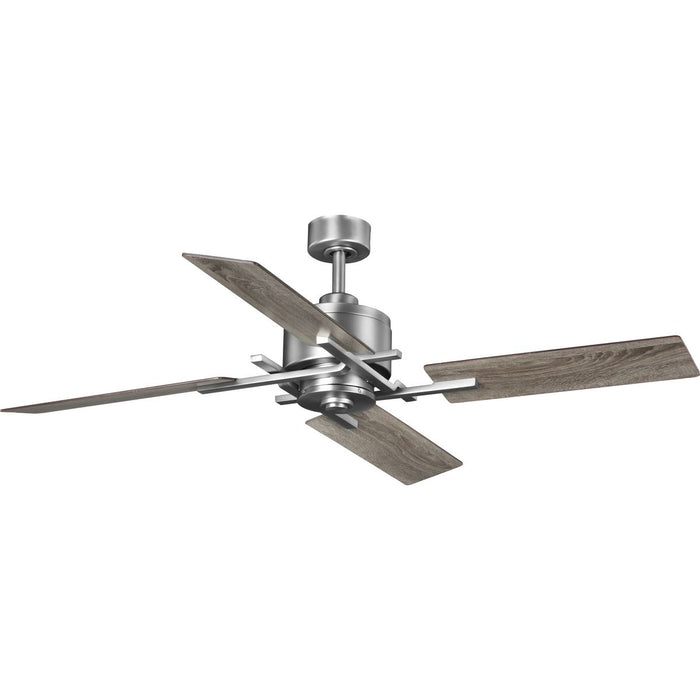 Progress Lighting Bedwin Collection 54 Inch Four-Blade Antique Nickel Ceiling Fan (P250024-081)