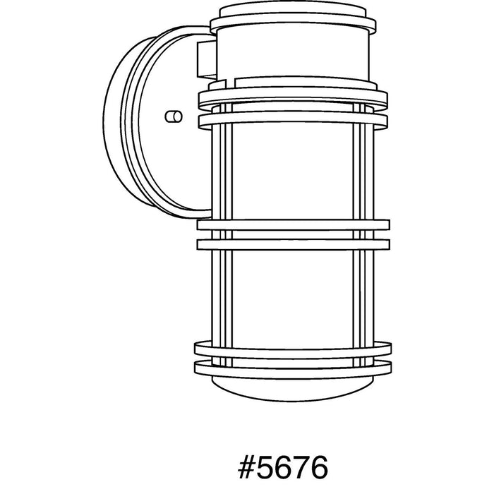 Progress Lighting Bell Collection Small LED Wall Lantern 3000K (P5676-13630K9)