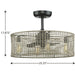 Progress Lighting Belva Collection 4 Light LED Ceiling Fan (P250068-31M-WB)