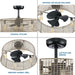 Progress Lighting Belva Collection 4 Light LED Ceiling Fan (P250068-31M-WB)