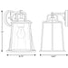 Progress Lighting Benton Harbor Collection One-Light Large Wall Lantern With Durashield (P560185-031)
