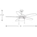 Progress Lighting Billows Collection 52 Inch 5 -Blade Ceiling Fan 3000K (P2552-09)