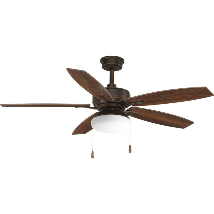 Progress Lighting Billows Collection 52 Inch 5 -Blade Ceiling Fan 3000K (P2552-20)