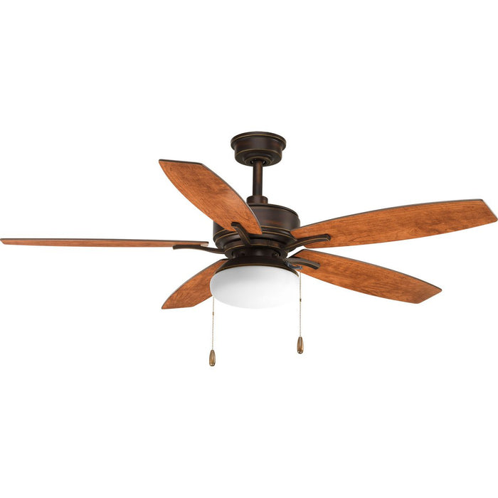 Progress Lighting Billows Collection 52 Inch 5 -Blade Ceiling Fan 3000K (P2552-20)