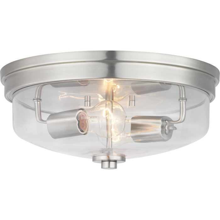 Progress Lighting Blakely Collection Two-Light 13-5/8 Inch Flush Mount (P350121-009)