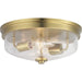 Progress Lighting Blakely Collection Two-Light 13-5/8 Inch Flush Mount (P350121-109)