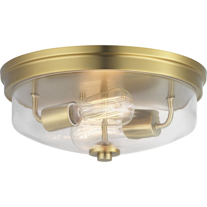 Progress Lighting Blakely Collection Two-Light 13-5/8 Inch Flush Mount (P350121-109)