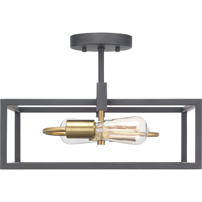 Progress Lighting Blakely Collection Two-Light Semi-Flush Convertible (P350120-143)