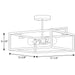 Progress Lighting Blakely Collection Two-Light Semi-Flush Convertible (P350120-143)