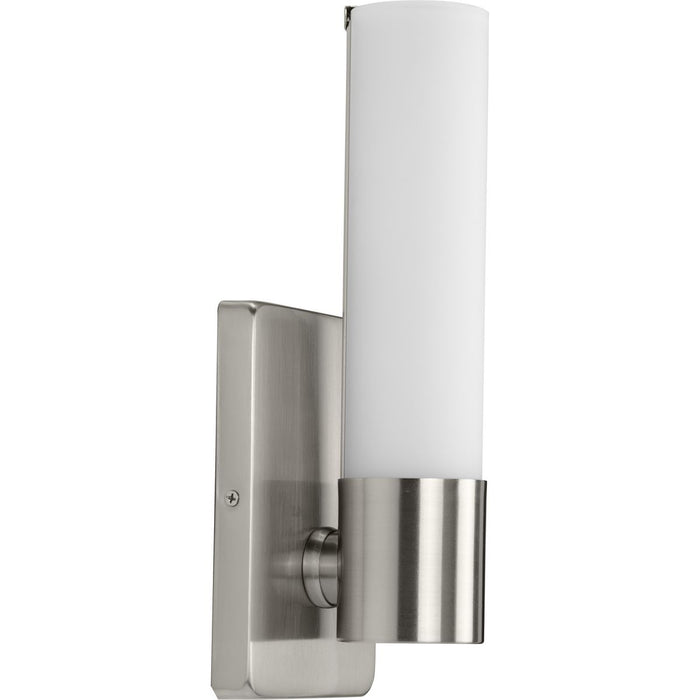 Progress Lighting Blanco LED Collection Brushed Nickel One-Light LED Wall Bracket 3000K (P710047-009-30)