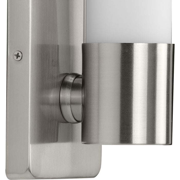 Progress Lighting Blanco LED Collection Brushed Nickel One-Light LED Wall Bracket 3000K (P710047-009-30)