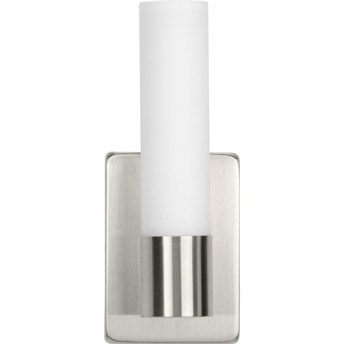 Progress Lighting Blanco LED Collection Brushed Nickel One-Light LED Wall Bracket 3000K (P710047-009-30)