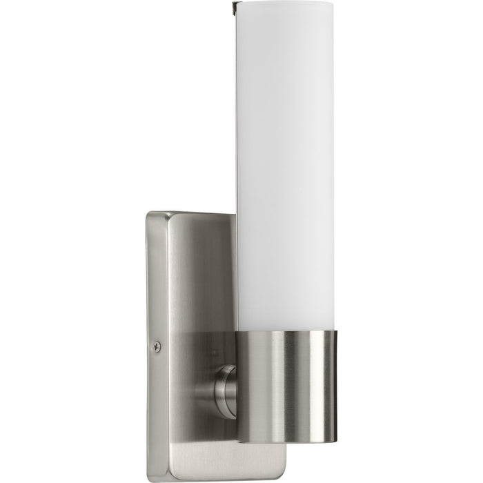 Progress Lighting Blanco LED Collection Brushed Nickel One-Light LED Wall Bracket 3000K (P710047-009-30)