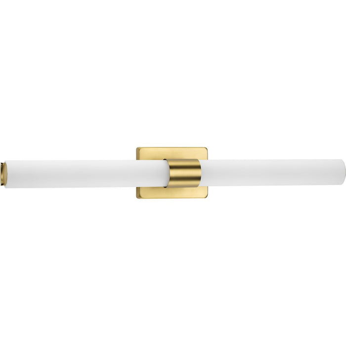 Progress Lighting Blanco LED Collection Satin Brass 32 Inch LED Linear Bath 3000K (P300151-012-30)