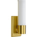 Progress Lighting Blanco LED Collection Satin Brass One-Light LED Wall Bracket 3000K (P710047-012-30)