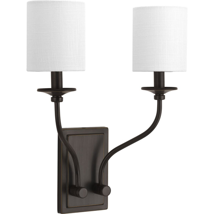 Progress Lighting Bonita Collection Antique Bronze Two-Light Wall Sconce (P710019-020)