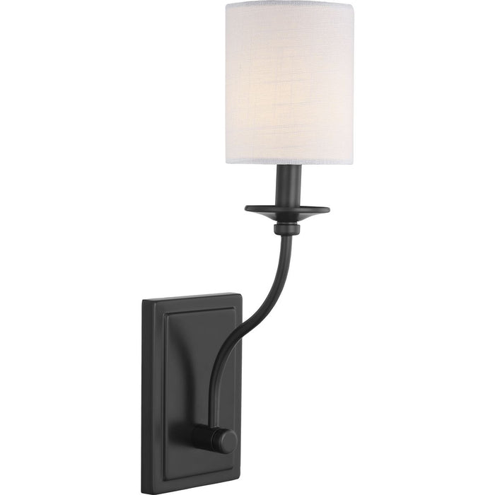 Progress Lighting Bonita Collection Black One-Light Wall Sconce (P710018-031)