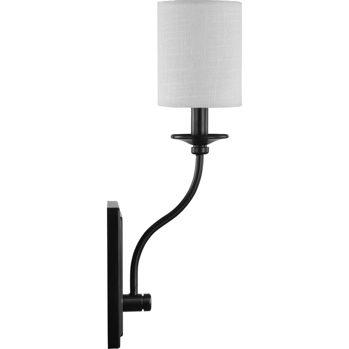 Progress Lighting Bonita Collection Black One-Light Wall Sconce (P710018-031)