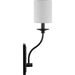 Progress Lighting Bonita Collection Black One-Light Wall Sconce (P710018-031)
