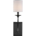 Progress Lighting Bonita Collection Black One-Light Wall Sconce (P710018-031)
