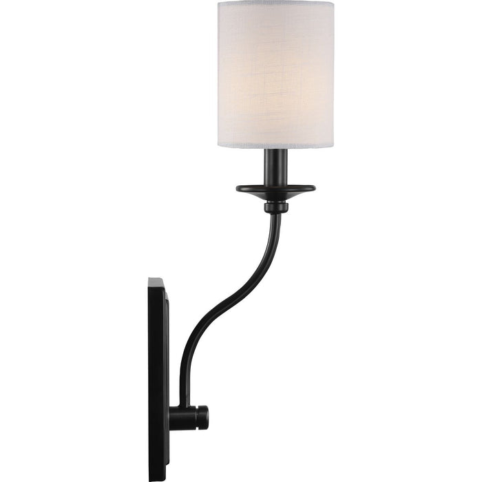 Progress Lighting Bonita Collection Black One-Light Wall Sconce (P710018-031)