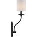 Progress Lighting Bonita Collection Black One-Light Wall Sconce (P710018-031)