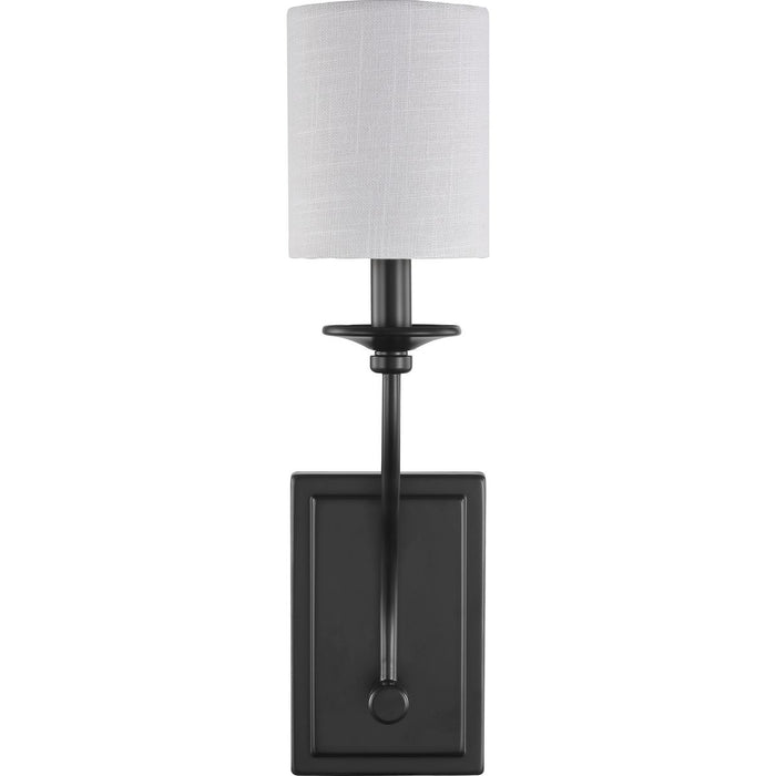 Progress Lighting Bonita Collection Black One-Light Wall Sconce (P710018-031)