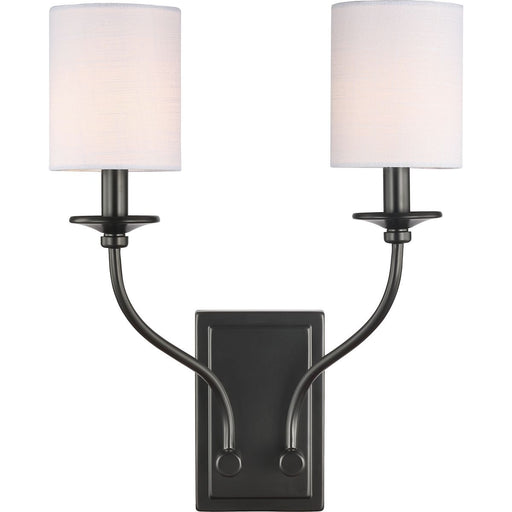 Progress Lighting Bonita Collection Black Two-Light Wall Sconce (P710019-031)