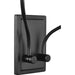 Progress Lighting Bonita Collection Black Two-Light Wall Sconce (P710019-031)