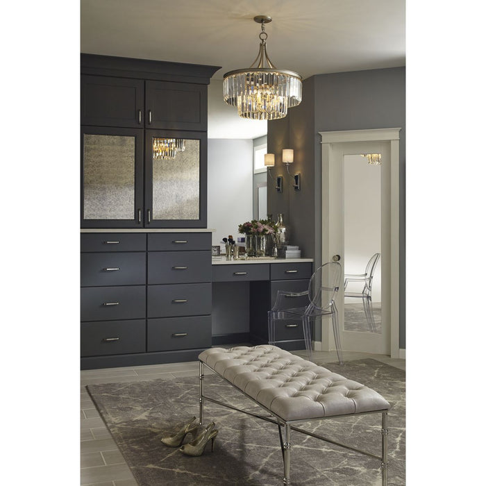 Progress Lighting Bonita Collection Polished Chrome One-Light Wall Sconce (P710018-015)