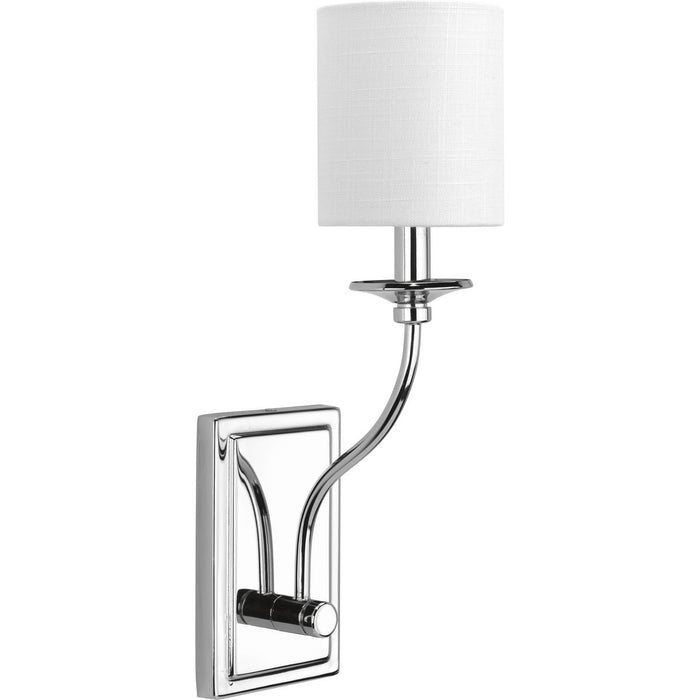 Progress Lighting Bonita Collection Polished Chrome One-Light Wall Sconce (P710018-015)