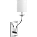 Progress Lighting Bonita Collection Polished Chrome One-Light Wall Sconce (P710018-015)