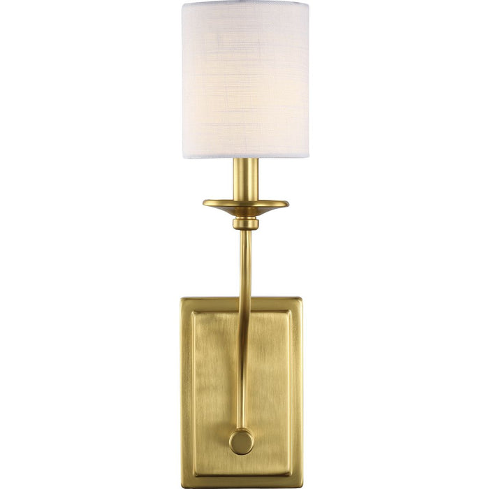 Progress Lighting Bonita Collection Satin Brass One-Light Wall Sconce (P710018-012)