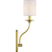 Progress Lighting Bonita Collection Satin Brass One-Light Wall Sconce (P710018-012)