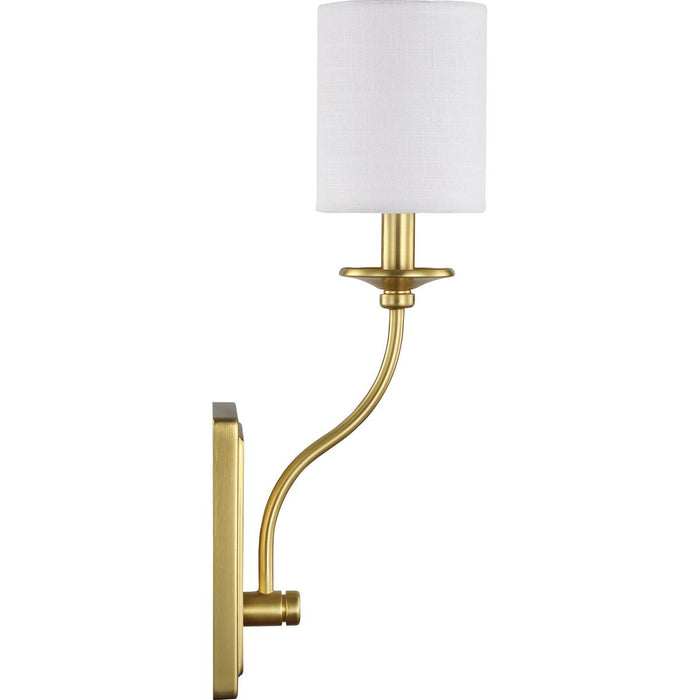 Progress Lighting Bonita Collection Satin Brass One-Light Wall Sconce (P710018-012)