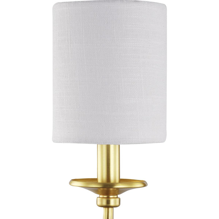 Progress Lighting Bonita Collection Satin Brass One-Light Wall Sconce (P710018-012)