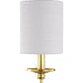 Progress Lighting Bonita Collection Satin Brass One-Light Wall Sconce (P710018-012)