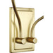 Progress Lighting Bonita Collection Satin Brass Two-Light Wall Sconce (P710019-012)
