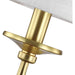 Progress Lighting Bonita Collection Satin Brass Two-Light Wall Sconce (P710019-012)