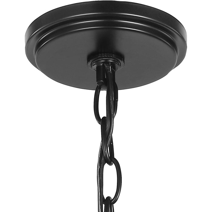 Progress Lighting Bonita Collection Six-Light Black Foyer Chandelier (P400227-031)