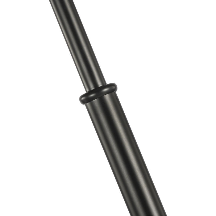 Progress Lighting Bonita Collection Six-Light Black Foyer Chandelier (P400227-031)