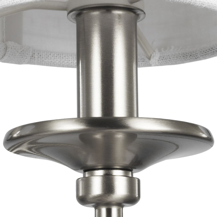 Progress Lighting Bonita Collection Six-Light Brushed Nickel Foyer Chandelier (P400227-009)