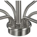 Progress Lighting Bonita Collection Six-Light Brushed Nickel Foyer Chandelier (P400227-009)